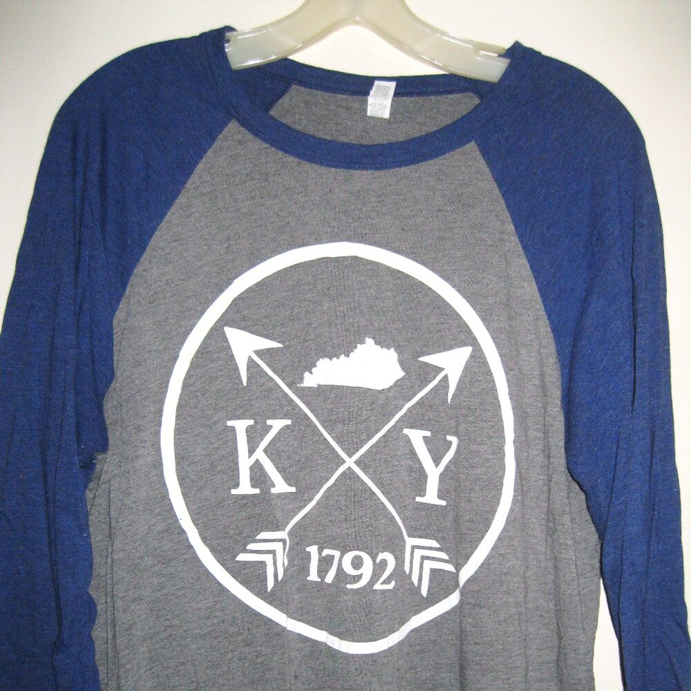 KentuckyTshirt Large 3/4 sleeve UNISEX